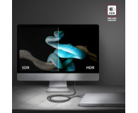 AXAGON RVC-HI2MC, USB-C - HDMI 2.0a kabel 1.8m, 4K/60Hz HDR10 - 1353447 - zdjęcie 2